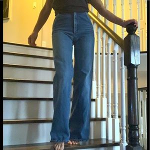 COPY- authentic 90’s vintage wide leg jeans -size 25